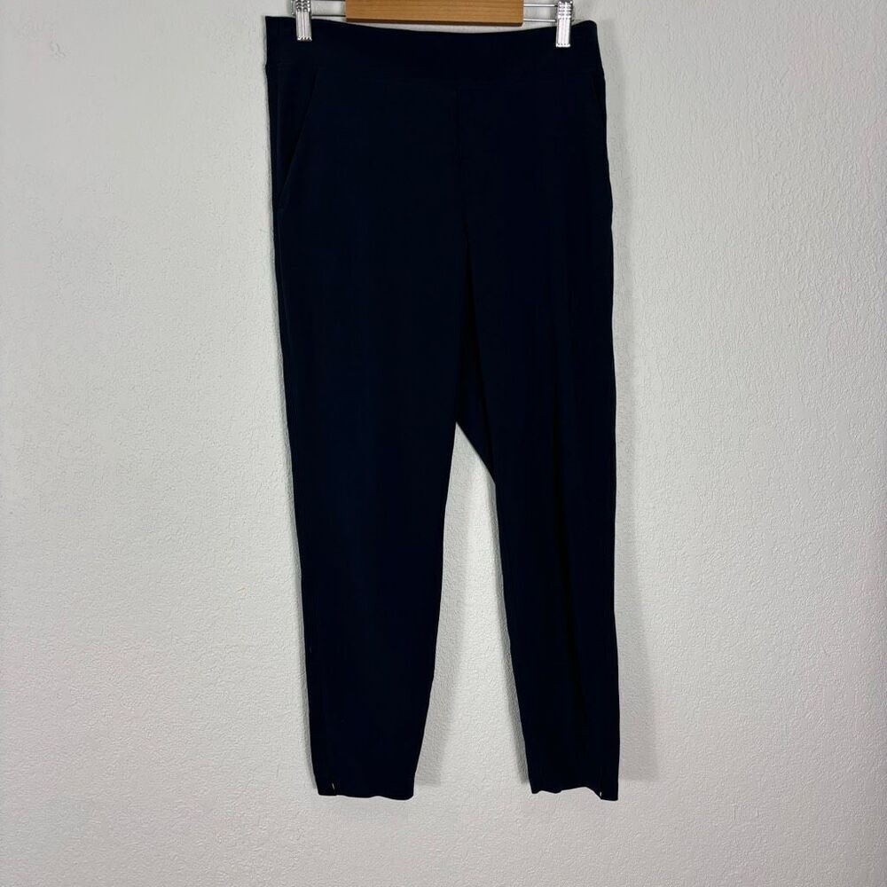 Athleta Navy Blue Brooklyn Straight Leg Ankle Pull On Pants Size 4